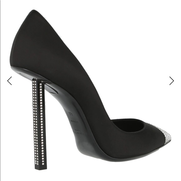 Saint Laurent embellished satin pump - Picture 4 of 13